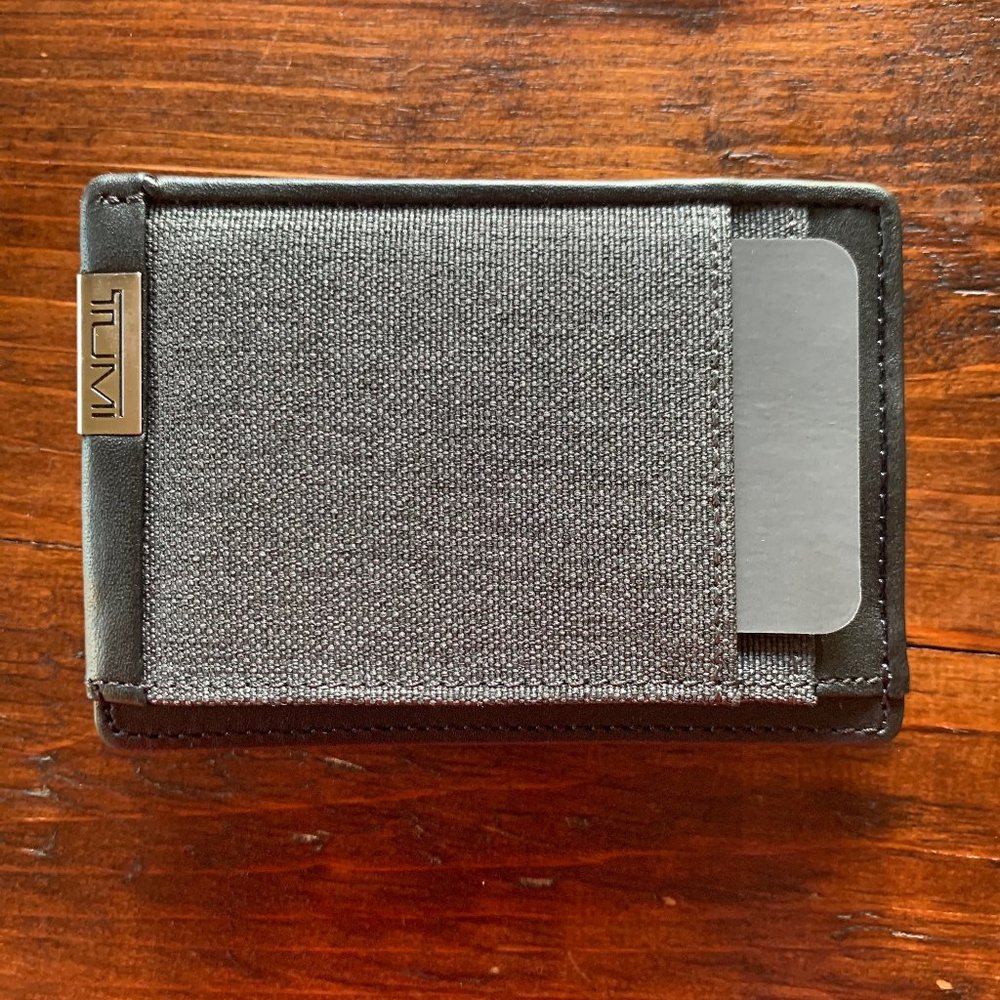 Tumi Money Clip Card Case Wallet